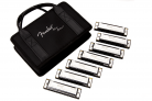 FENDER® BLUES DELUXE HARMONICAS 7-PACK WITH CASE