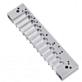 Anodized Aluminum Silver Comb for Hohner 270 Chromatic Harmonica