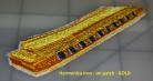 Iron-On Gold Harmonica Patch 
