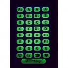 NEW! DELUXE GLOW-IN-THE-DARK KEY LABELS 2.0 (33 CT)