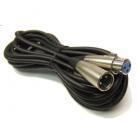 15ft - Shielded 3-Pin XLR Extension Microphone Mic Audio Cable Male Female M/F