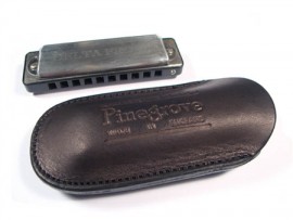 Handmade Quality Leather Diatonic Harmonica Pouch