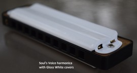 POWDER COAT DEAL - Soul's Voice Harmonica with Gloss White Covers