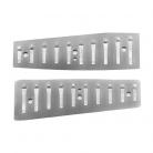D1 & D2 harmonicas stainless steel reed-plates Made in France