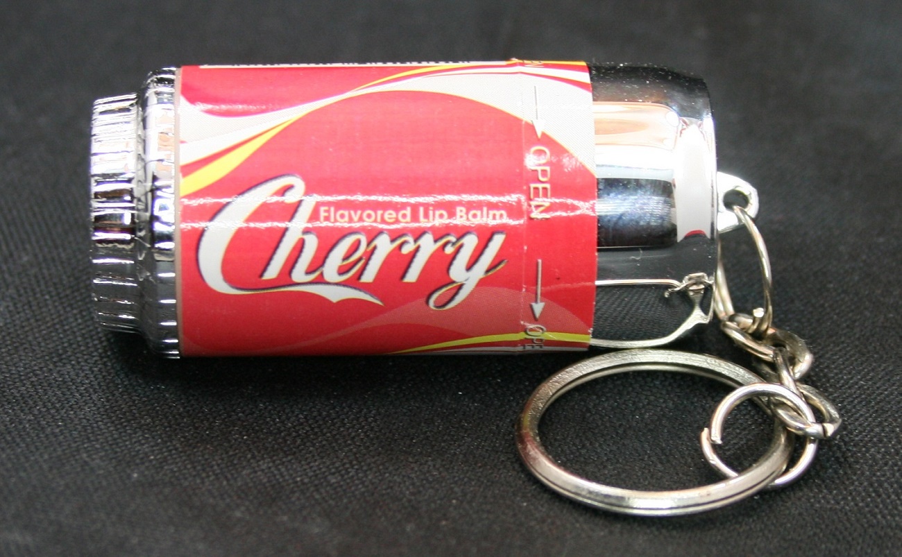 Cherry Blossom Lip Balm Key Chain — Delight Naturals